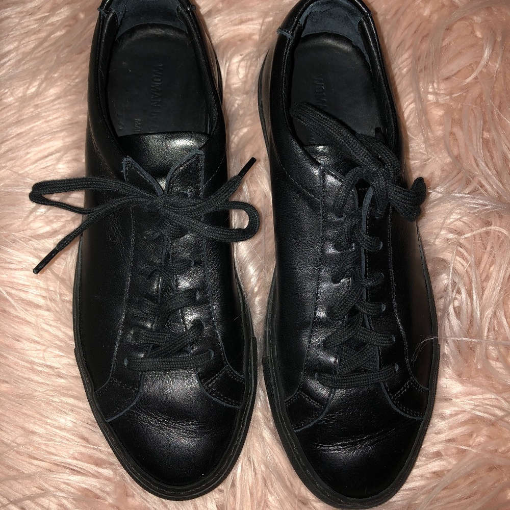 Common Projects Black Original Achilles Sneakers